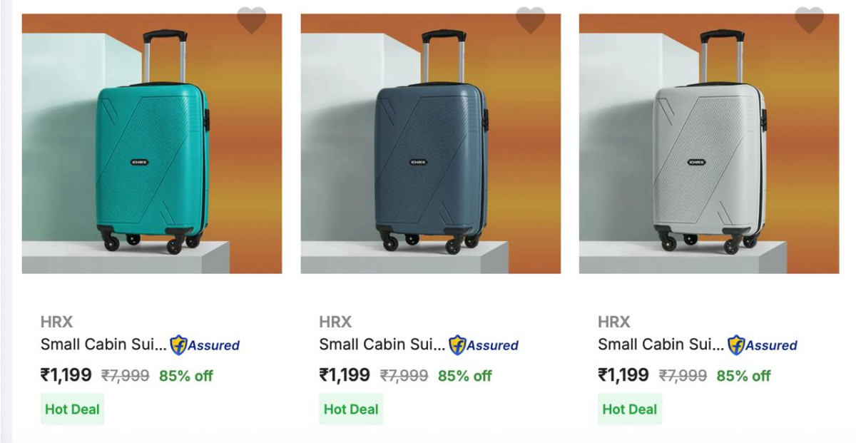 Flipkart Luggage Loot Starts 1199 Small Medium Large Pack Of 2 3 – Best Pri