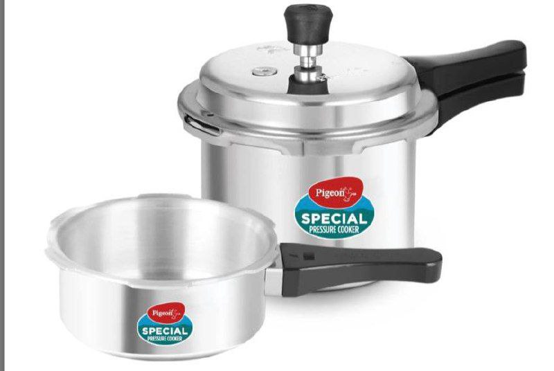 Pigeon By Stovekraft 12708 Aluminium Pressure Cooker Combo 939reg 1299 – Be