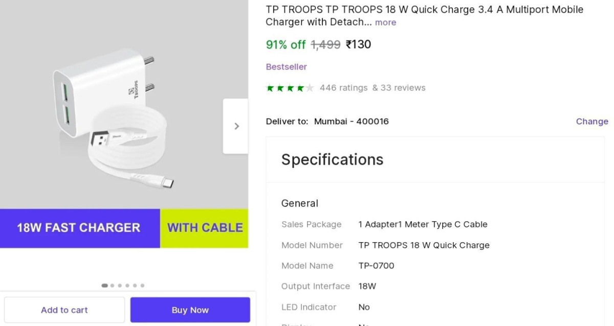 W Fast Charger With Cable At 130 More Deals Click Here Must Read – Best Pri