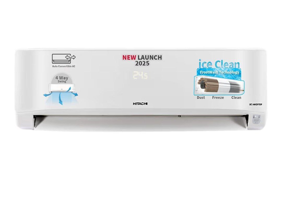 Hitachi 1 5 Ton 5 Star Xpandable Inverter Split Ac (100 Copper Smart Displa