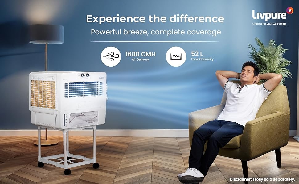 Livpure 52l Window Air Cooler 5899 – Best Price in India