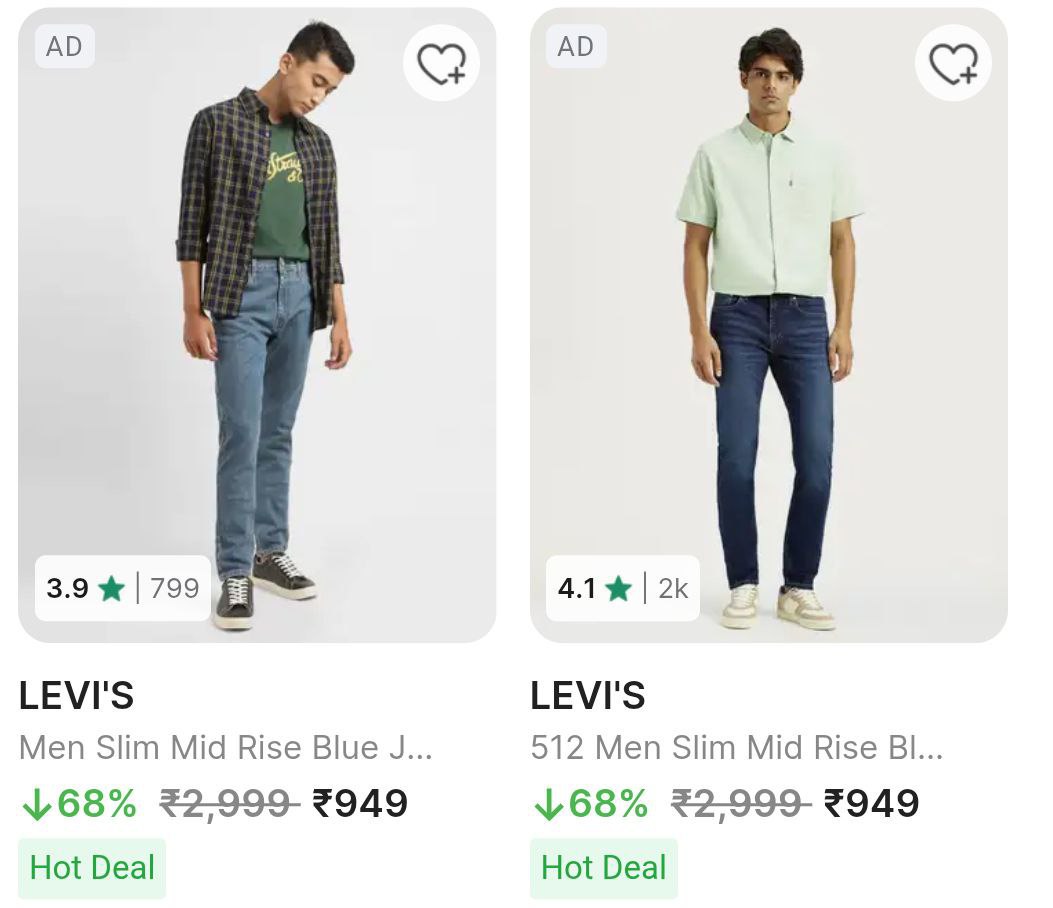 Flipkart Todays Fashion Steal Deals Levi S Jeans Below 999premium Denim At 