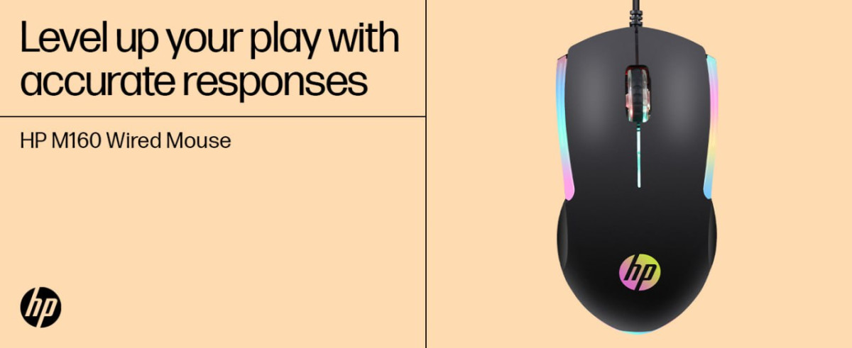 Hp M160 Usb Wired Gaming Optical Mouse 379 – Best Price in India