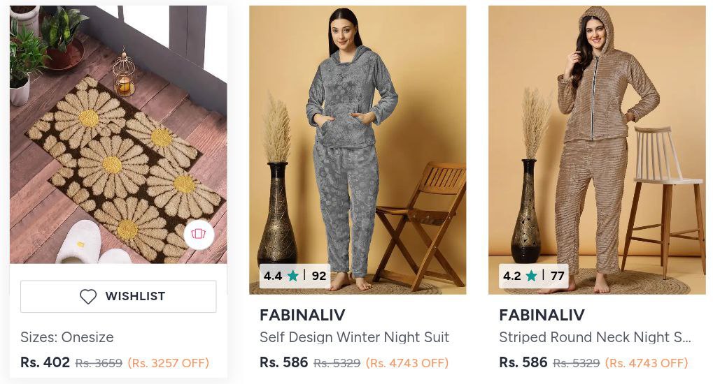 Myntra Flat Discount Brands Fabinaliv Flat 87 Cg Home Flat 87 Chhavi India 