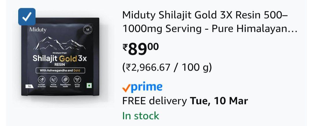 Pure Himalayan Shilajit With Ashwagandha 89 Link – Best Price in India