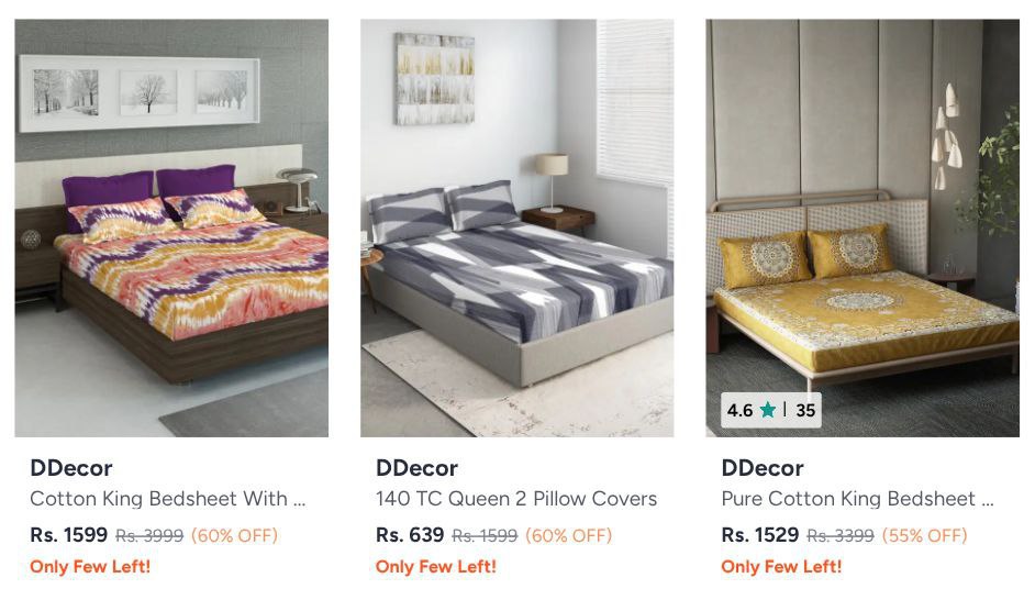 Myntra Limited Time Dealddecor Min 55 - For 2 Hours – Best Price in India