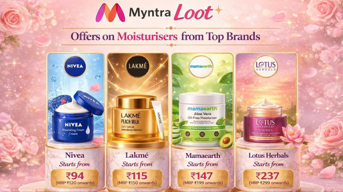 Myntra Loot Offers On Moisturizers From Top Brands Nivea Starts From 94 - L