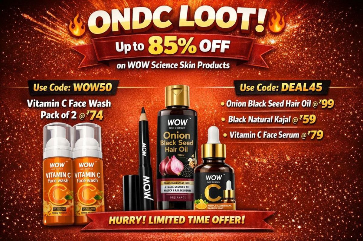 Ondc Loot 85 On Wow Science Skin Porducts Use Code Wow50 Vitamin C Face Was