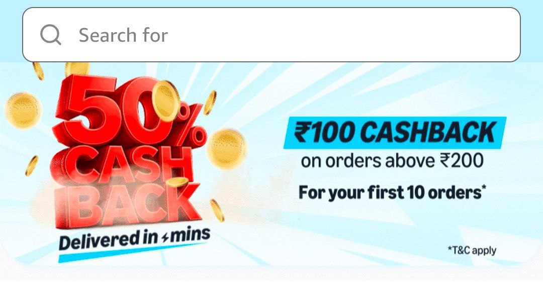 Amazon Now Get Flat 50 Cashback Get 50 Cashback 100 On Min Order Above 200v