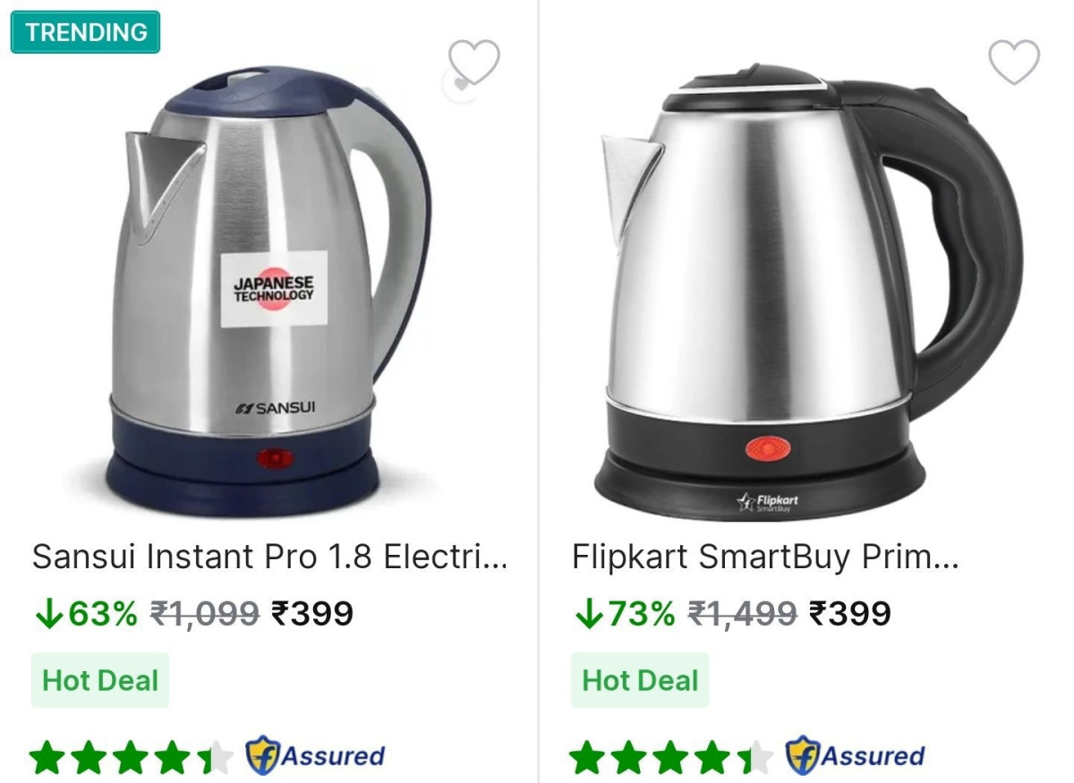 Best Seller Electric Kettles From 399 – Best Price in India