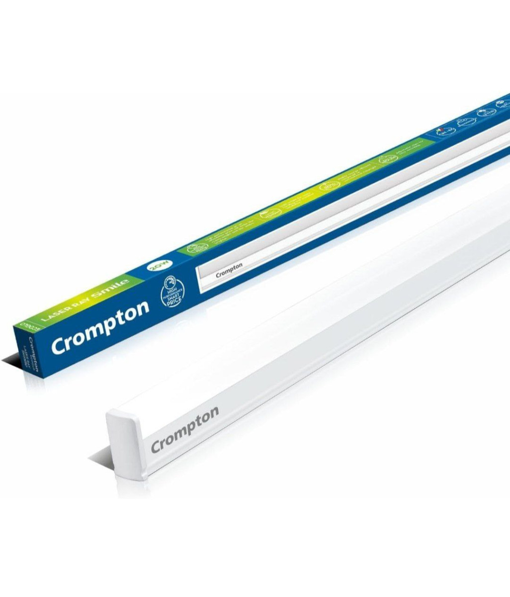 Crompton Laser Ray Smile 4 Feet Led Batten 20w Cool Day Light Pack Of 1 139