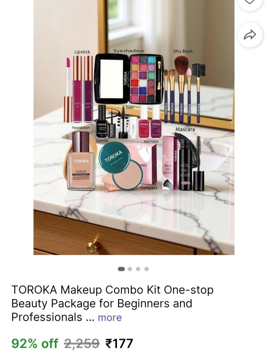 Makeup Combo Kit (pack Of 10) 177 – Best Price in India