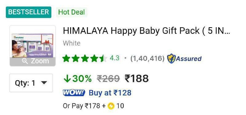 Drop Himalaya Happy Baby Gift Pack (5 In 1) 188 Sale Get Extra 6 On All Hia