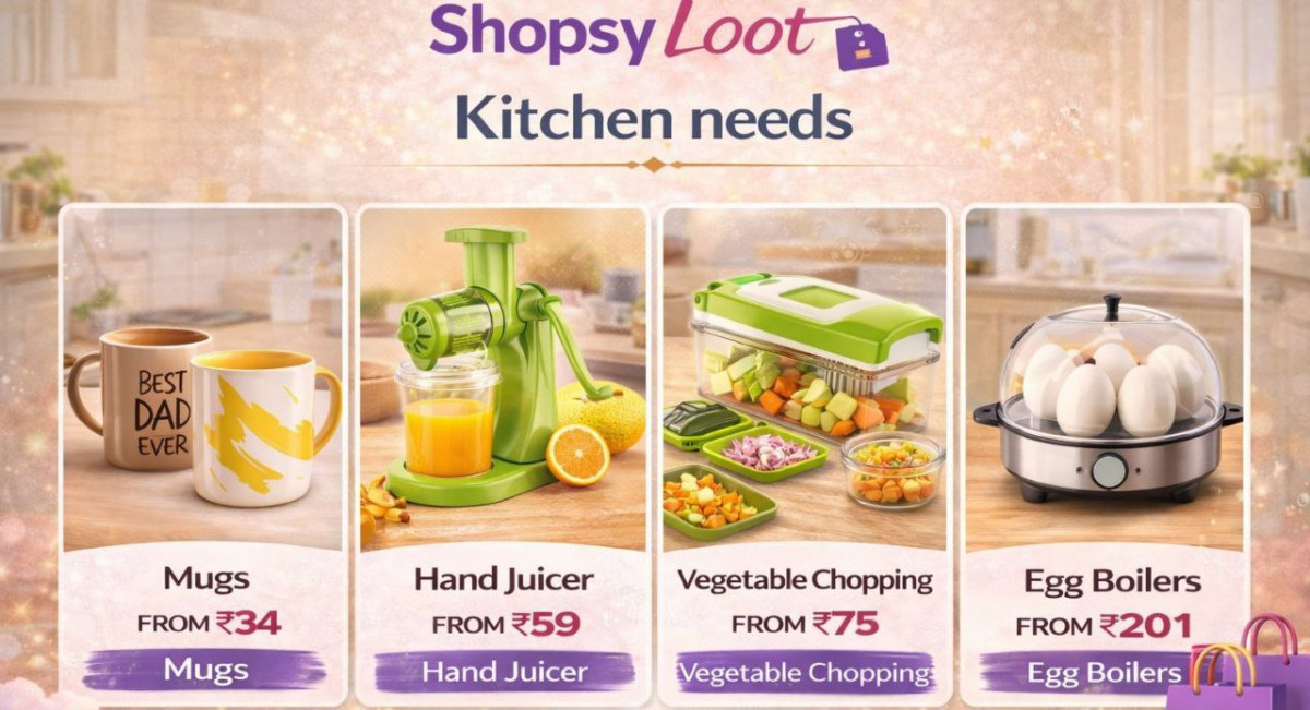 Shopsy Loot - Make Your Kitchen Better For Less Mugs From 34 - Hand Juicer 